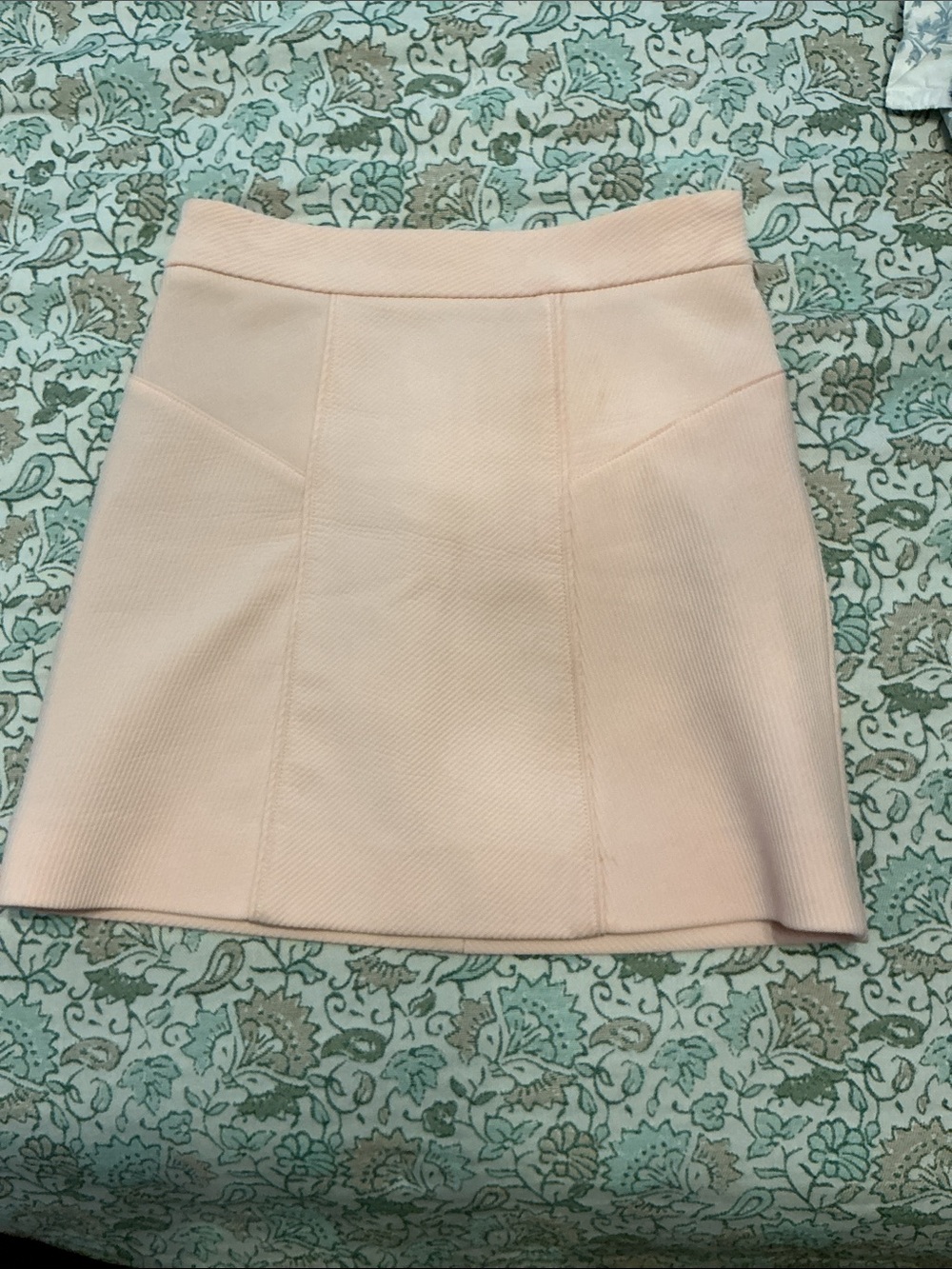 Maje Light Peach Mini Skirt